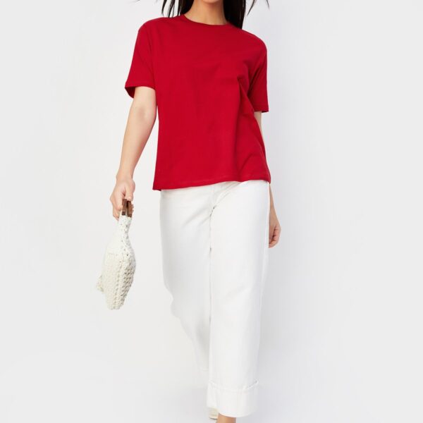 Women Solid T-shirt - Image 8