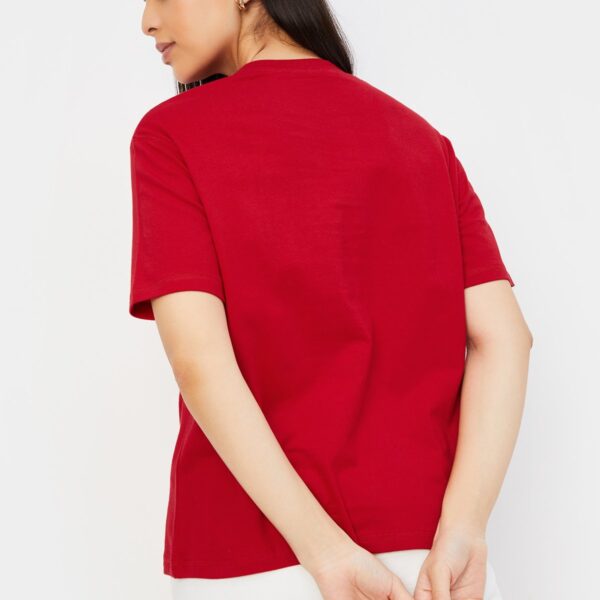 Women Solid T-shirt - Image 3