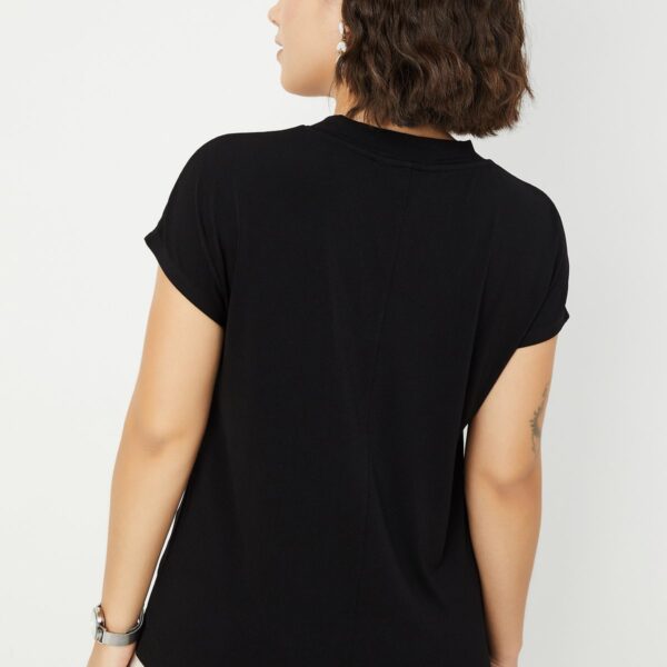 Women Solid T-shirt - Image 5