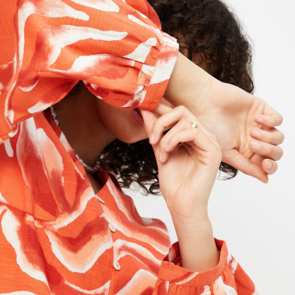 Kalki x Max Women Printed Bishop Sleeve Tunic - Image 6