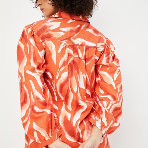 Kalki x Max Women Printed Bishop Sleeve Tunic - Image 3