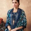 Women Leaf Print Saree - Image 5