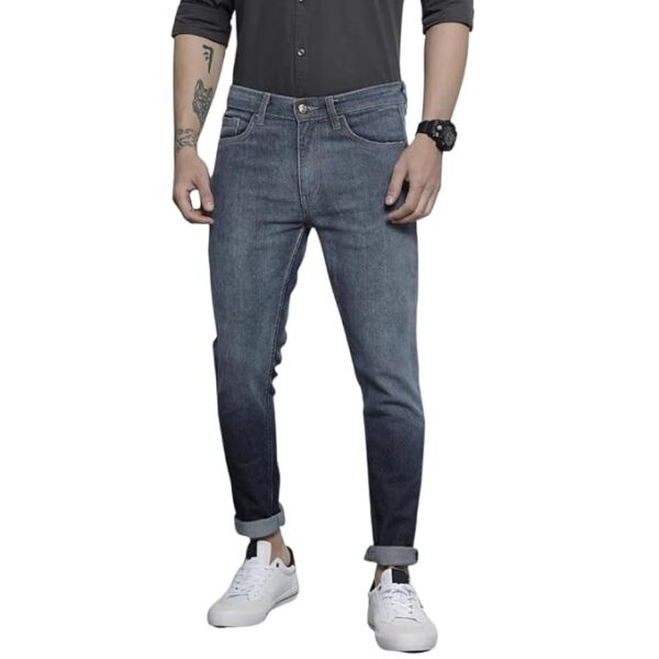Colorblocked Mid-Rise Stretchable Jeans - Image 5
